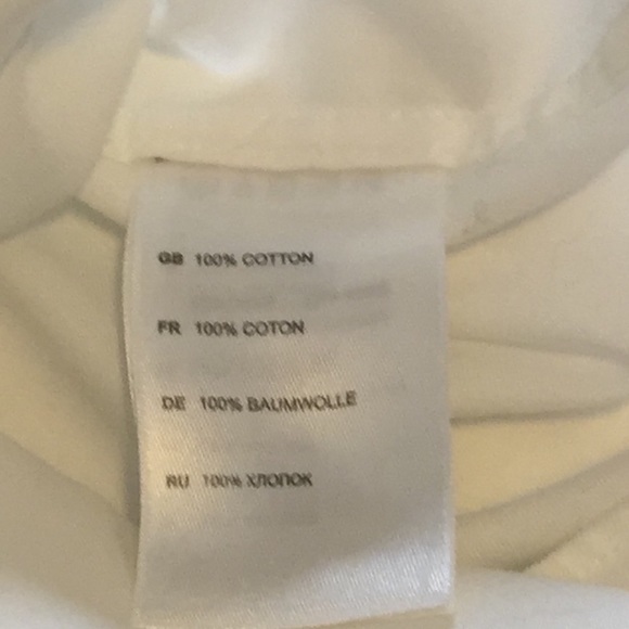 CM Gold White Button Down Long Sleeve Shirt - Picture 11 of 12